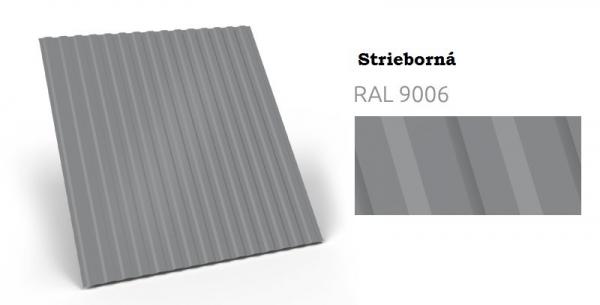 strieborná RAL 9006