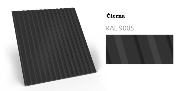 Čierna RAL 9005