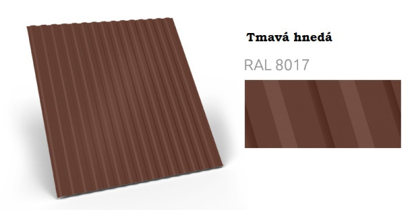 Tmavá hnedá RAL 8017