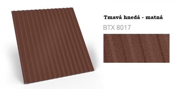 Tmavá hnedá matná BTX 8017