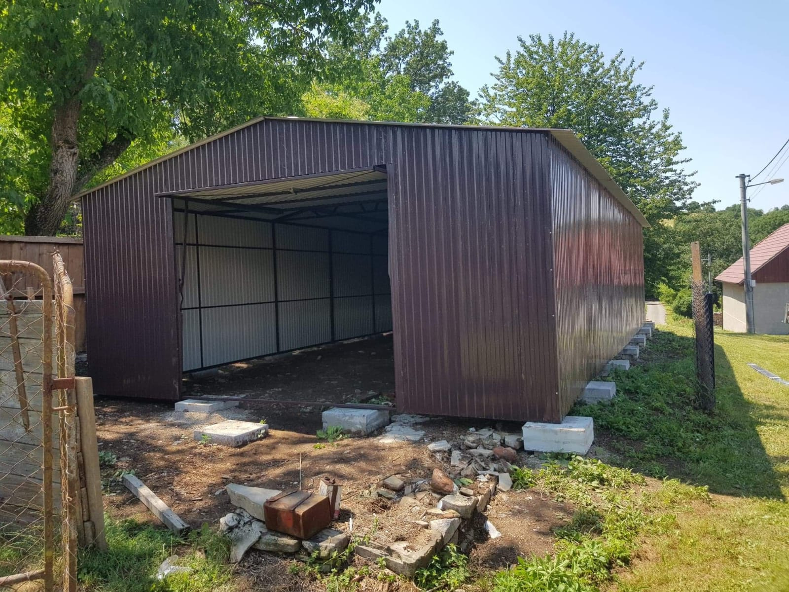 Montovaná hala 6 × 12 m – pevný skladový a pracovný priestor za výhodnú cenu