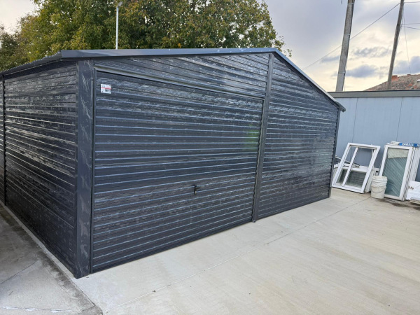 Plechová garáž ELEGANT 6x6m BLACK 6