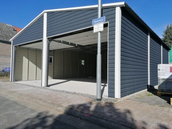 Plechová moderná garáž ROLL UP 7x9m
