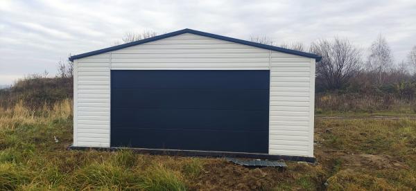 Plechová moderná garáž ROLL UP 6x5m