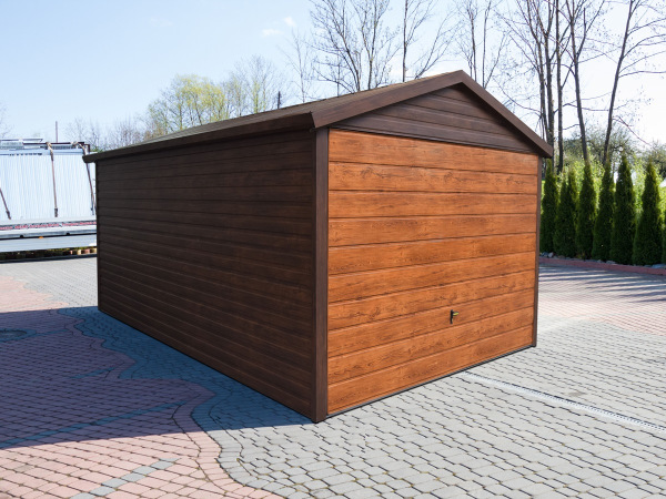 Plechová garáž 4LINE 3 × 5 m s výklopnou bránou 6