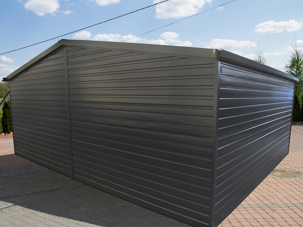 Plechová garáž 6×6 m 3LINE so sedlovou strechou 3