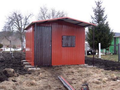 Záhradný domček v RAL farbe 4x4m