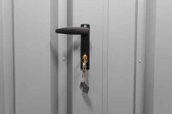 Mobilný montovaný skladový kontajner 2m | Hliník RAL 9006 7