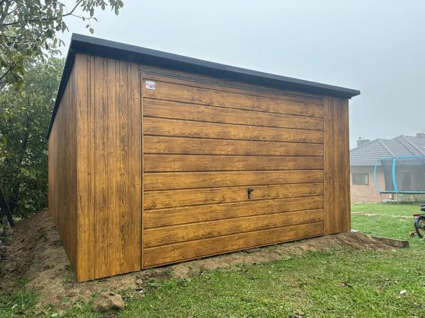 Plechová garáž WOODLINE 4x6m