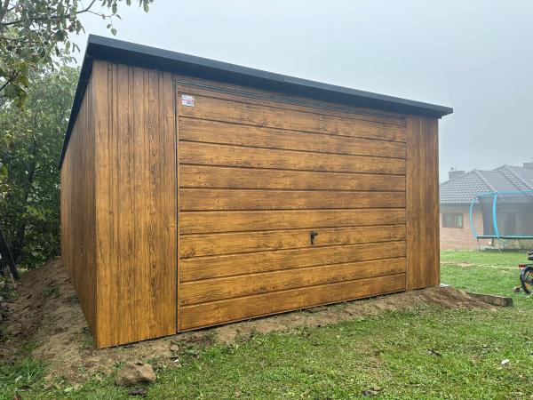 Plechová garáž WOODLINE 4x6m