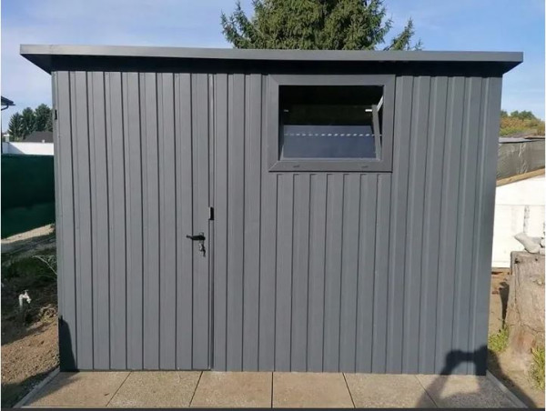 Záhradný domček TOOLSHED 4×3 m – antracit