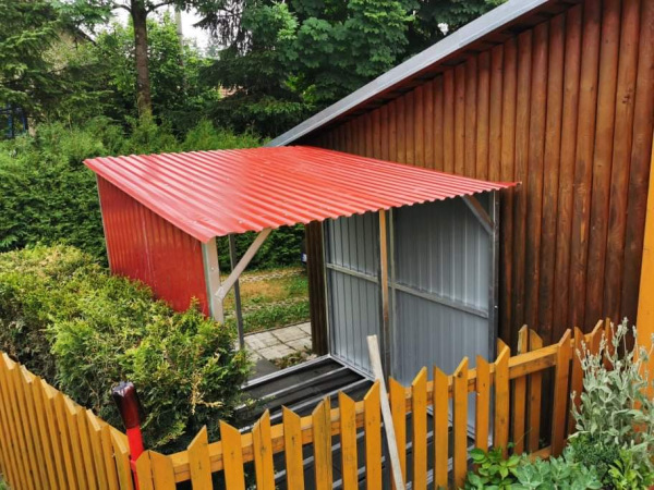 Prístrešok na palivové drevo 3x1,2m 2