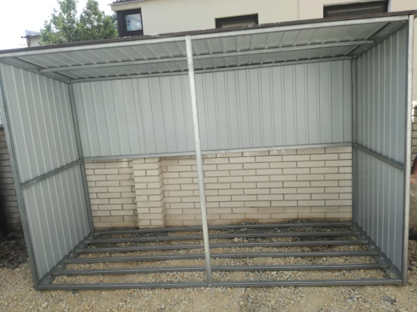 Prístrešok na palivové drevo 3x1,2m 6