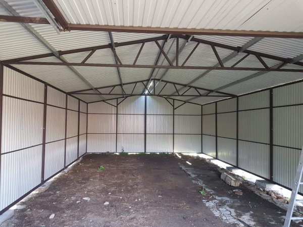 Montovaná hala 6 × 12 m – pevný skladový a pracovný priestor za výhodnú cenu 5