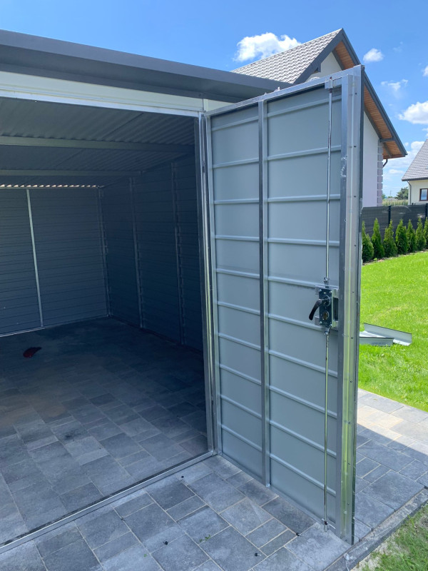 Záhradný domček TOOL SHED 3×3 m – RAL9002 / RAL7016 6