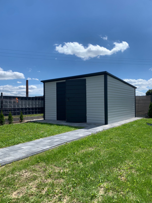 Záhradný domček TOOL SHED 3×3 m – RAL9002 / RAL7016 1