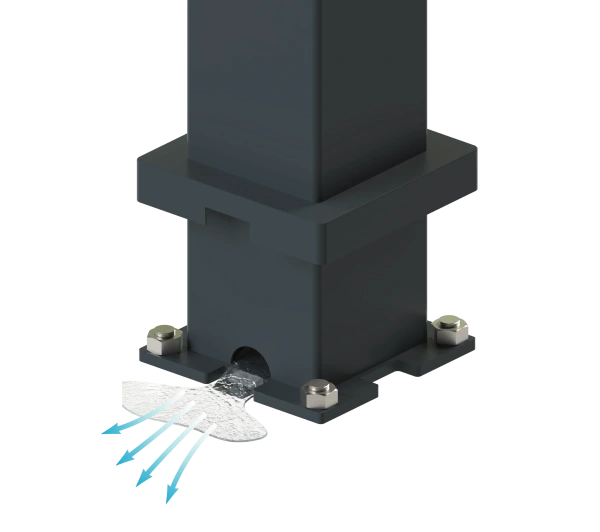 Bioklimatická pergola 3×4 m RAL 7016 – hliníková 4